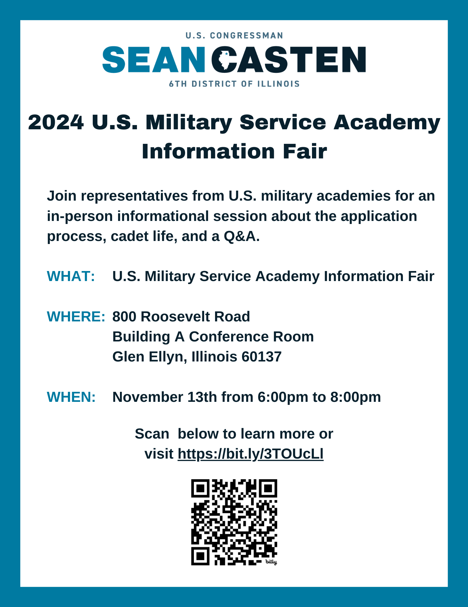 Service Academy Information Fair Flyer (2)